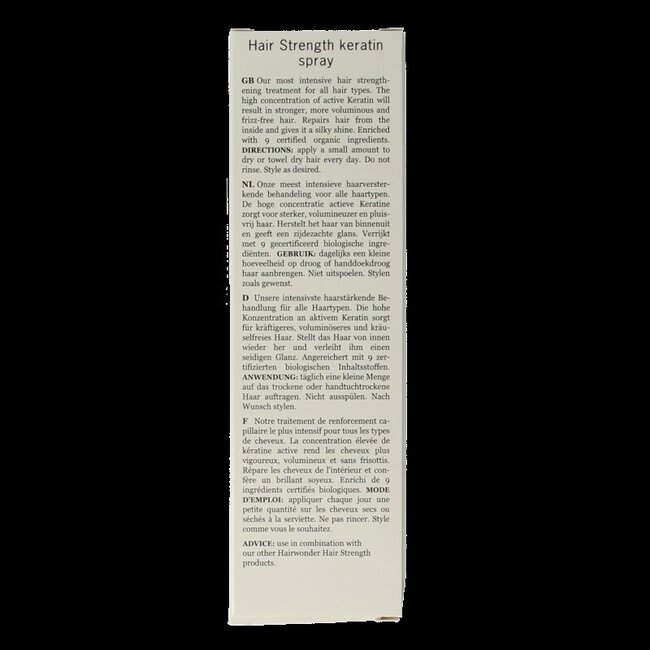 Hairwonder Spray à la kératine pour la force des cheveux 50 ml