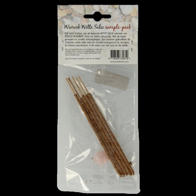Jiri & Friends Zakje geluk wierook witte salie mini 1 Stuks
