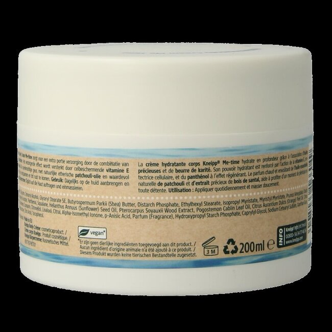 Crème pour le corps Kneipp Me time 200 ml