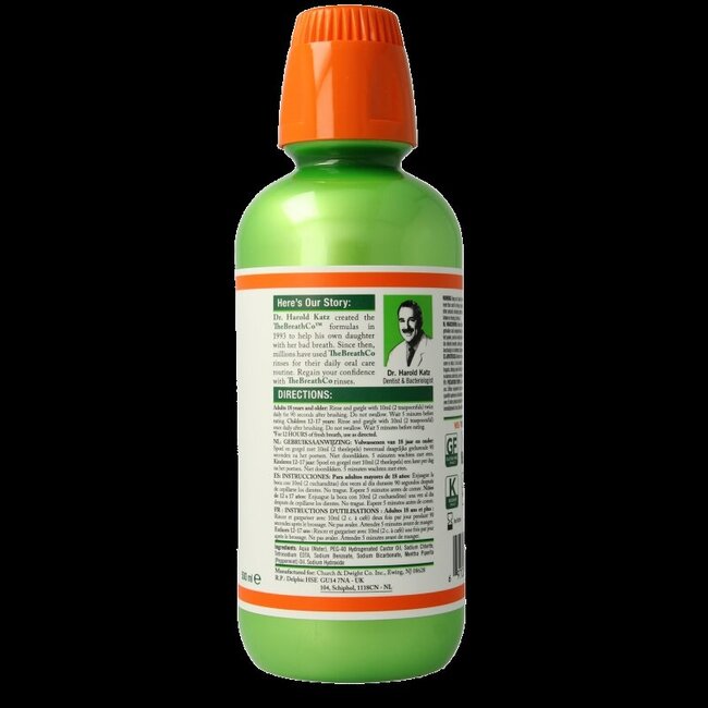 The Breath Co Mild Mint 500 ml