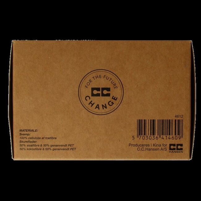 CC Hansen Kleine schuursponsjes plantenvezels uit kokosnoot 8 Stuks