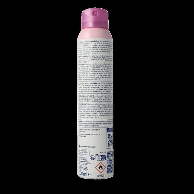 Sanex Déodorant spray dermo invisible 200 ml