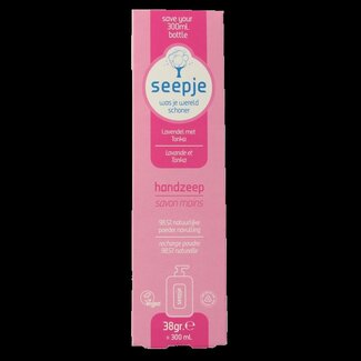 Seepje Handzeep lavendel & tonka navulling 38 Gram