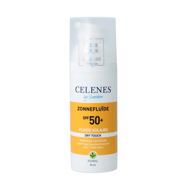 Celenes Herbal dry touch sunscreen fluid SPF50 50 Milliliter