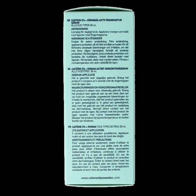 Celenes Sérum Caféine 5% + Baies de Sorbier 30 ml