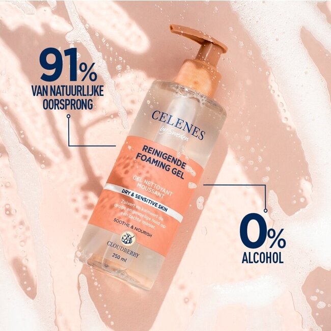 Celenes Cloudberry cleansing foaming gel 250 Milliliter