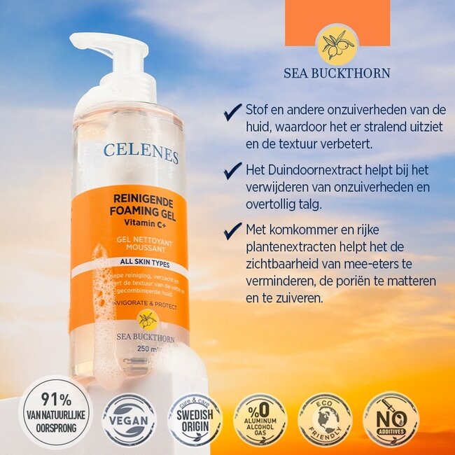 Celenes Gel nettoyant à l'argousier 250 ml