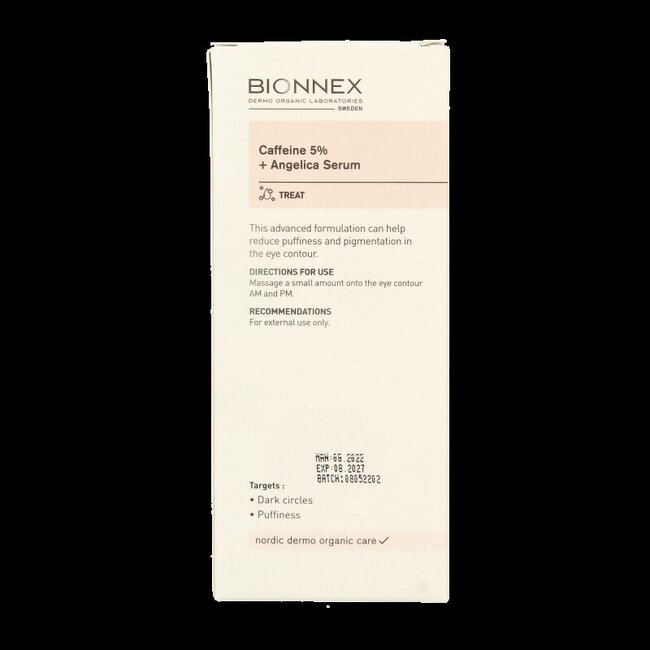 Bionnex Nordea sérum à la caféine 30 ml