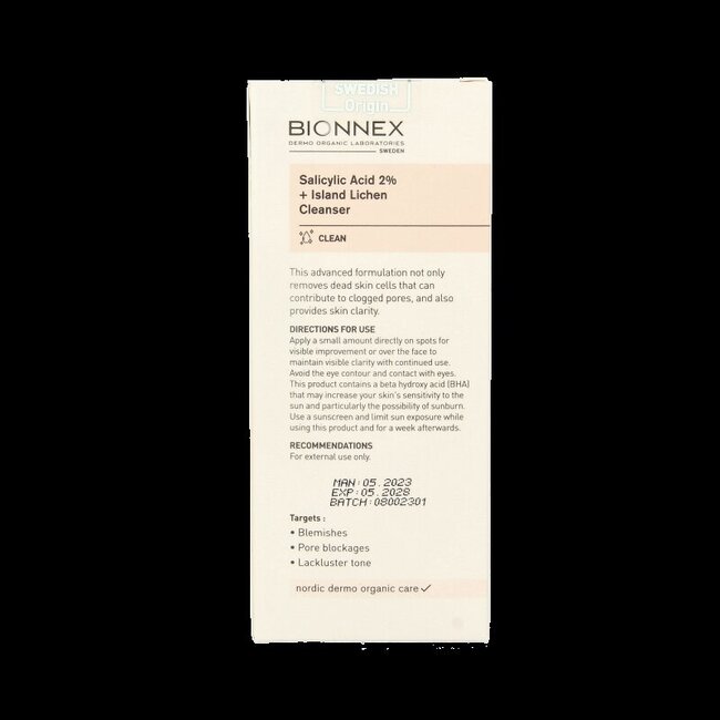 Bionnex Nordea serum salycilic acid 30 Milliliter