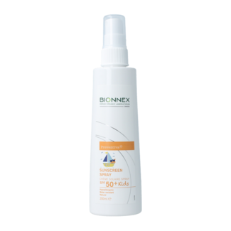 Bionnex Preventiva sunscreen cream spray kids SPF50+ 200 Milliliter