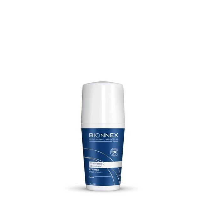 Perfederm deodorant mineral roll-on for men 75 Milliliter