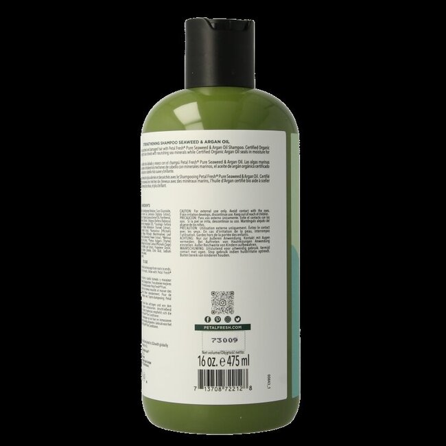 Petal Fresh Shampooing Algues et Huile d'Argan 475 ml