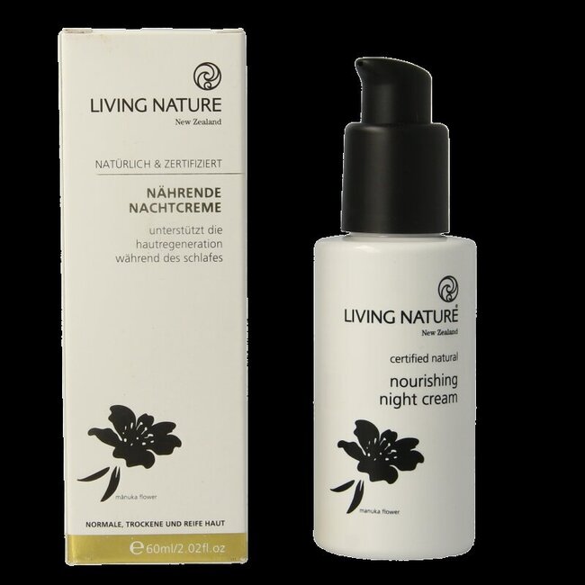Living Nature Nachtcreme voedend 60 Milliliter