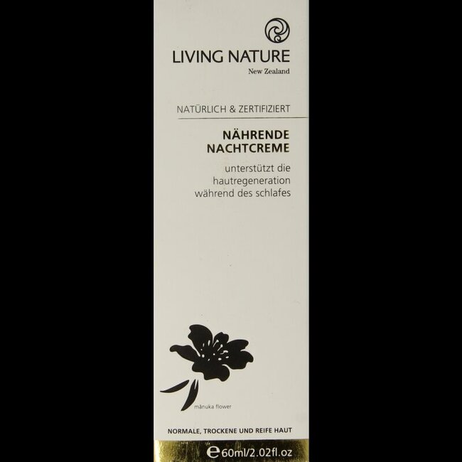 Living Nature Crème de Nuit Nourrissante 60 ml
