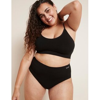 Boody Culotte menstruelle taille haute Boody noir flux modéré/abondant XS 1 pièce