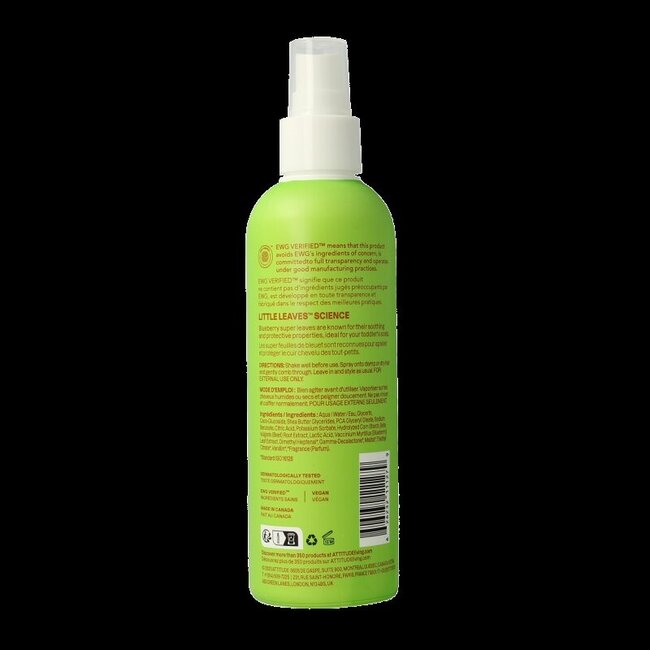 Spray démêlant Attitude Little Leaves pastèque et noix de coco 240 ml