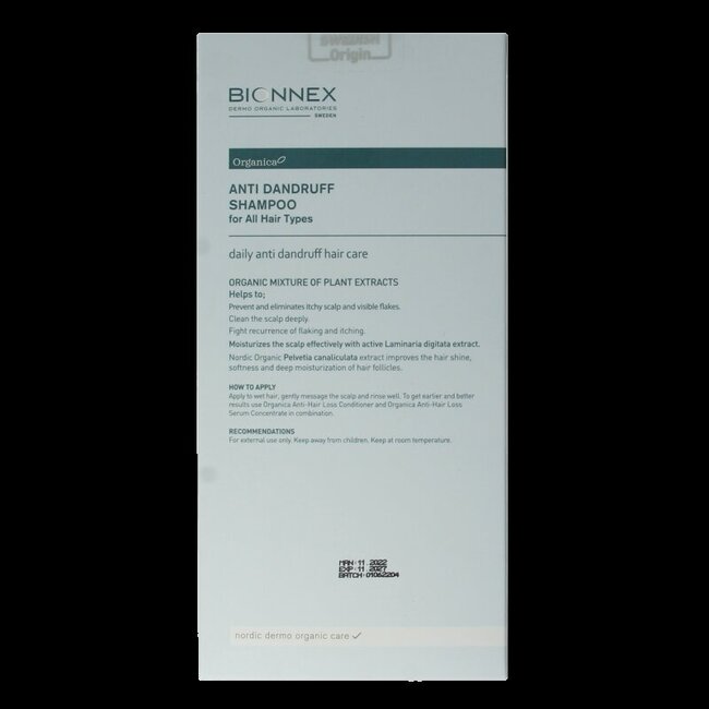 Bionnex Shampoo anti hair loss anti dandruff all hair type 300 Milliliter