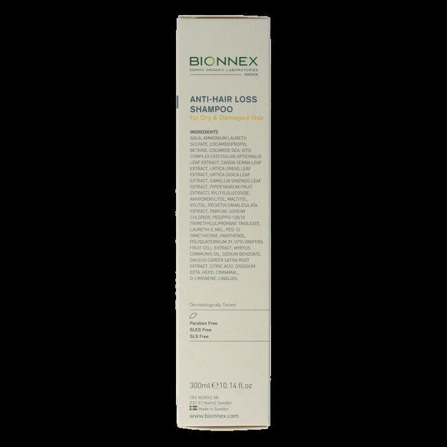 Bionnex Shampoo anti hair loss 300 Milliliter
