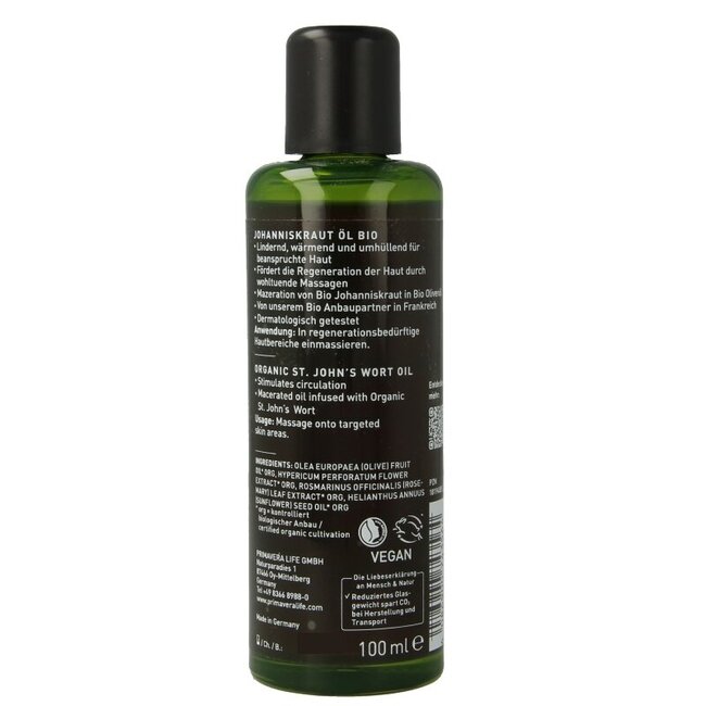 Primavera St Johns wort oil 100 Milliliter