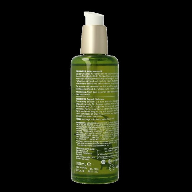 Huile corporelle Primavera Relax 100 ml