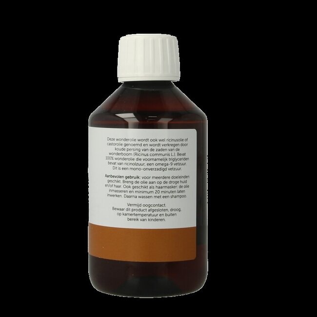 Jacob Hooy Huile de Ricin 250 Millilitres