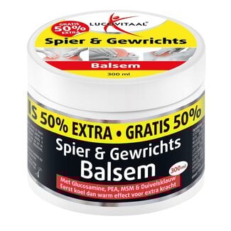Lucovitaal Spier & gewrichtsbalsem 50% extra 300 Milliliter