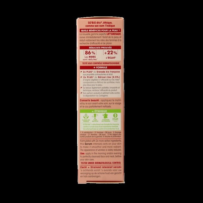 So Bio Etic Lift grenade serum 30 Milliliter