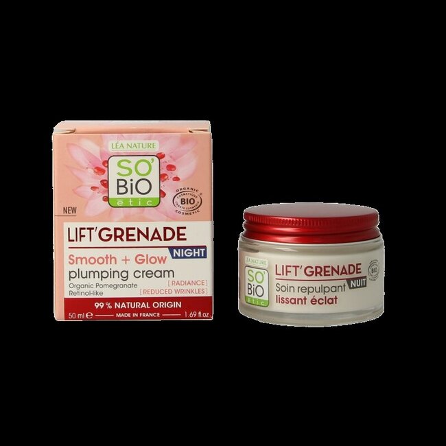 So'Bio étic Crème de nuit Lift Grenade 50 ml