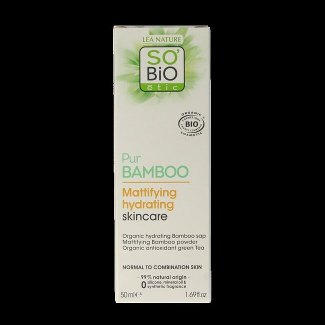Bamboo mattifying hydrating cream 50 Milliliter