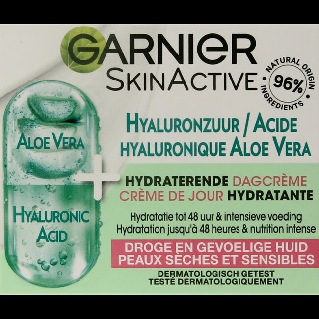 SkinActive dagcreme hyaluronzuur aloe vera 50 Milliliter