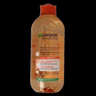 Garnier Garnier SkinActive micellair reinigingswater milde peeling 400 Milliliter