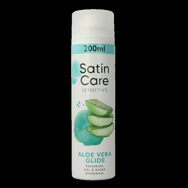 Satin care scheergel gevoelige huid 200 Milliliter