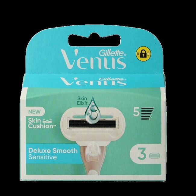 Venus deluxe sensitive mesjes  3 Stuks