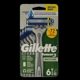 Gillette Rasoirs jetables Gillette Sensor3, lot de 6