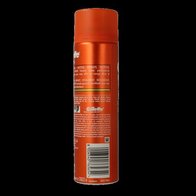 Gel à raser Gillette Fusion Peaux Sensibles 200 ml