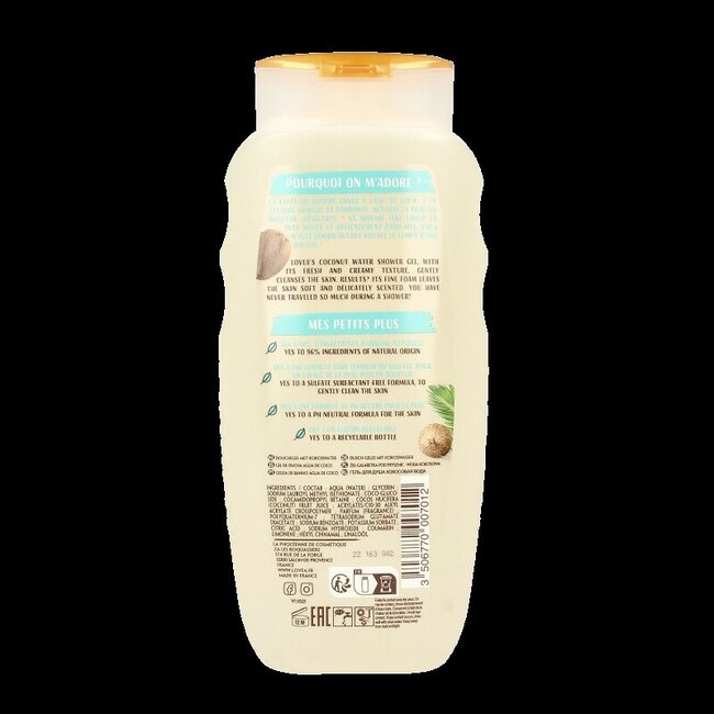 Lovea Gel douche à l'eau de coco 400 ml