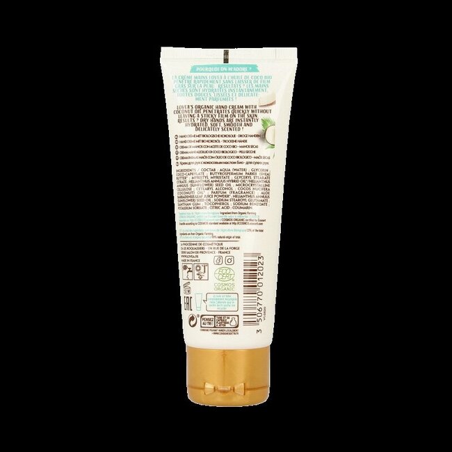 Lovea Hand cream organic coco oil 75 Milliliter