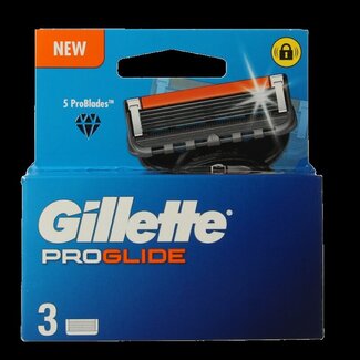 Gillette Lames de rasoir manuelles Gillette Fusion ProGlide - 3 unités