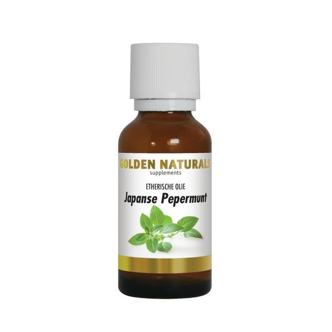 Golden Naturals Japanse pepermunt olie 30 Milliliter