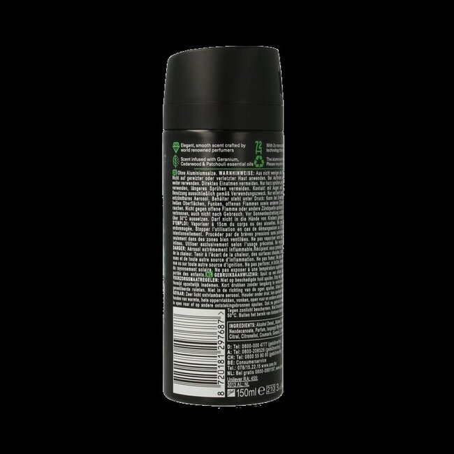 AXE Deodorant bodyspray kenobi green geranium 150 Milliliter