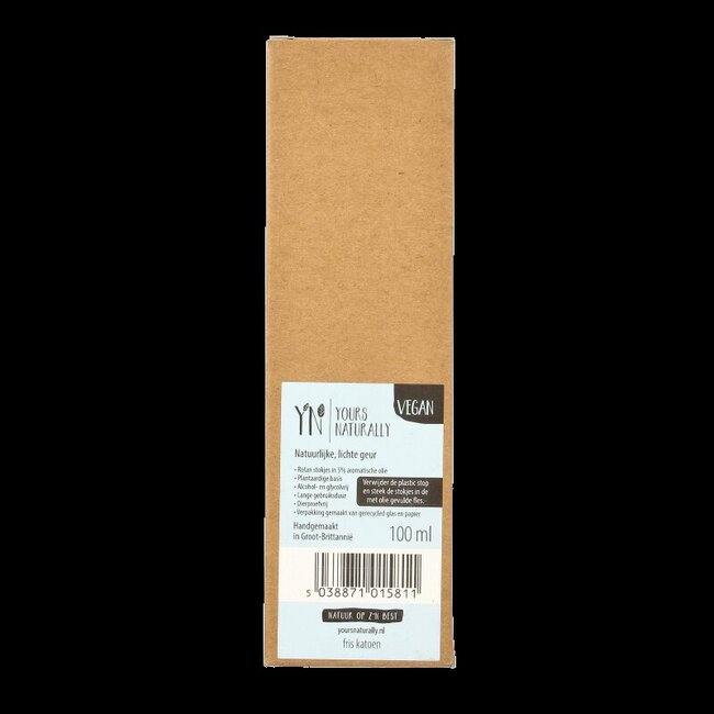 Bâtonnets parfumés Yours Naturally coton frais 100 ml 1 pièce