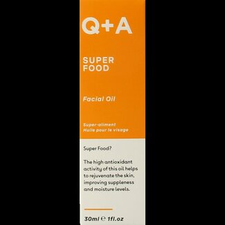 Q+A Huile faciale Superfood Q+A 30 ml