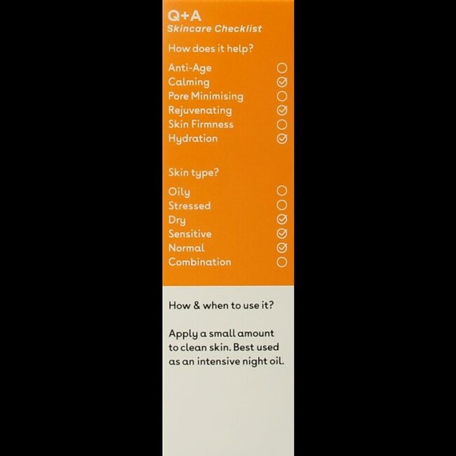 Q+A Superfood facial oil 30 Milliliter