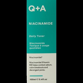 Q+A Lotion tonique quotidienne au niacinamide Q+A 100 ml