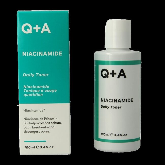 Lotion tonique quotidienne au niacinamide Q+A 100 ml