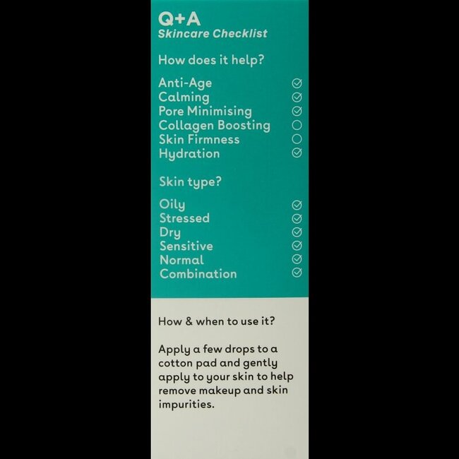 Q+A Niacinamide daily toner  100 Milliliter