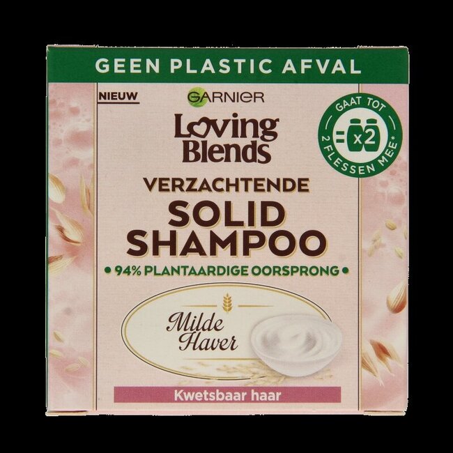 Loving blends solid shampoo milde haver 60 Gram