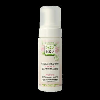 So Bio Etic Mousse nettoyante à l'aloe vera So Bio Etic 150 ml