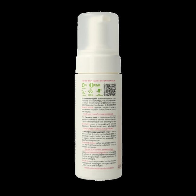 So Bio Etic Aloe vera cleansing foam 150 Milliliter