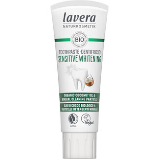 Lavera Tandpasta sensitive whitening bio 75 Milliliter